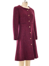 Chanel Cashmere Tweed Coat Dress Dress arcadeshops.com