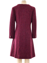 Chanel Cashmere Tweed Coat Dress Dress arcadeshops.com