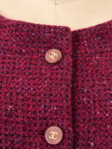 Chanel Cashmere Tweed Coat Dress Dress arcadeshops.com