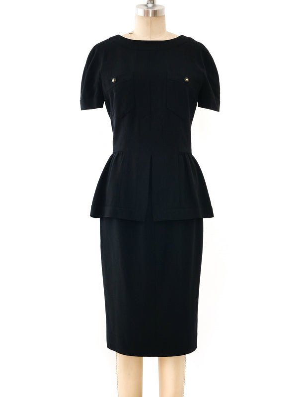 1995 Chanel Peplum Ensemble Suit arcadeshops.com