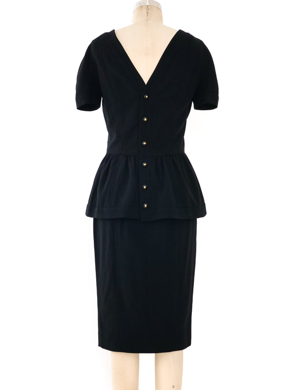 1995 Chanel Peplum Ensemble Suit arcadeshops.com