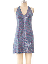 Versace Sequin Embellished Tank Dress Dress arcadeshops.com