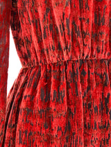 Christian Dior Velvet Burnout Dress Dress arcadeshops.com
