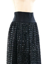 Chanel Sequin Embellished Maxi Skirt Bottom arcadeshops.com