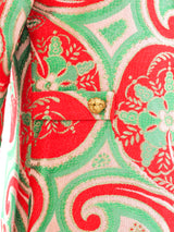 Oscar de la Renta Brocade Coat Outerwear arcadeshops.com