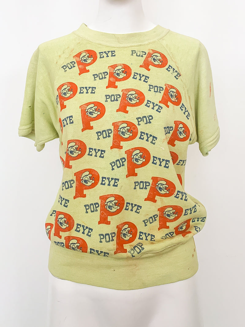 1950s Popeye Sweatshirt T-shirt arcadeshops.com