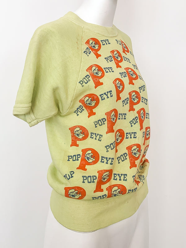 1950s Popeye Sweatshirt T-shirt arcadeshops.com