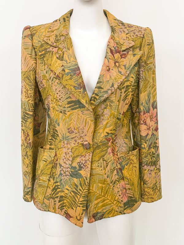 1970s Ungaro Tapestry Blazer Jacket arcadeshops.com