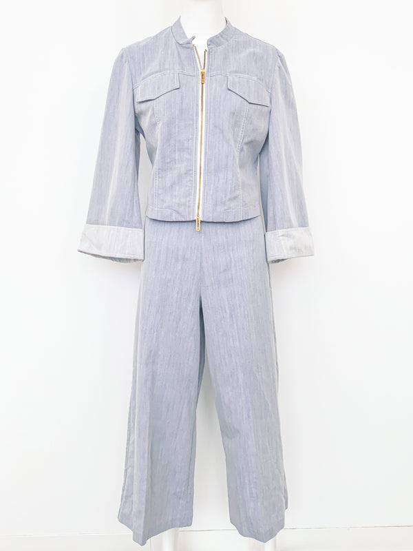 Etienne Aigner Chambray Ensemble Two Piece arcadeshops.com