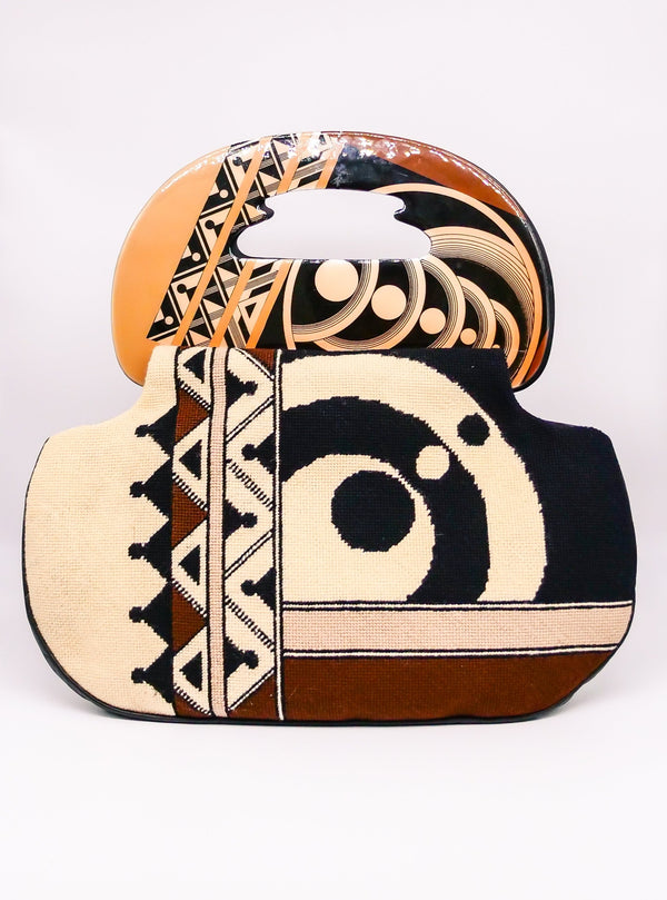 Moon Bags Needlepoint Deco Inspired Bag Accessory arcadeshops.com