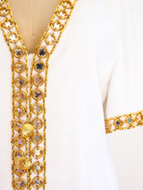 Givenchy Short Sleeved Jacket with Gold Rings Jacket arcadeshops.com