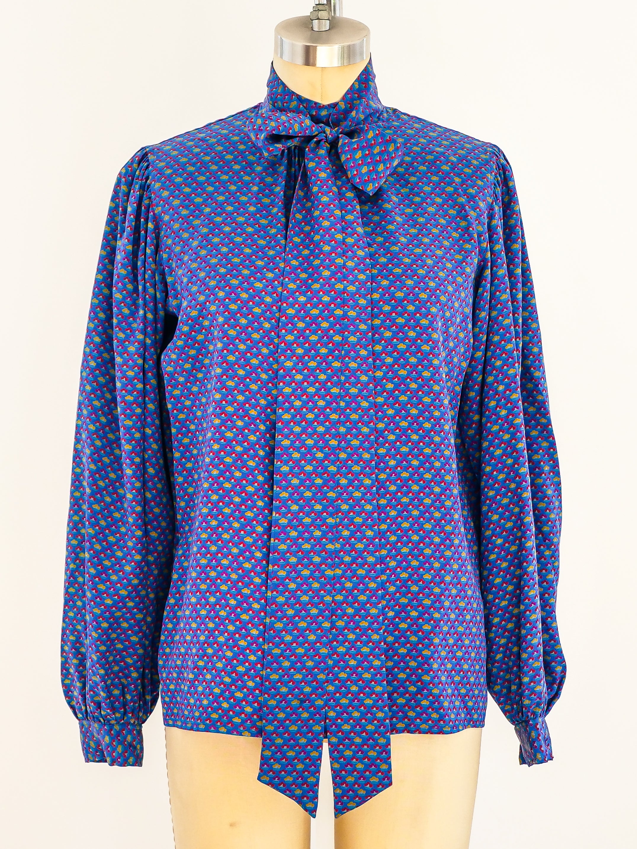 Hotsell Yves Saint Laurent Rive Gauche Blouses 38 Blue