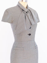 Christian Dior Houndstooth Dress Dress arcadeshops.com