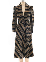 1970's Striped Chenille Tapestry Coat Outerwear arcadeshops.com