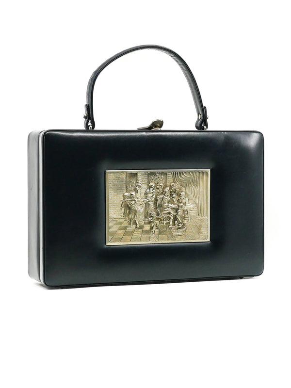 Renaissance Motif Top Handle Bag Accessory arcadeshops.com