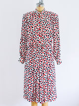 Yves Saint Laurent Dot Print Dress Dress arcadeshops.com