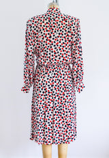 Yves Saint Laurent Dot Print Dress Dress arcadeshops.com