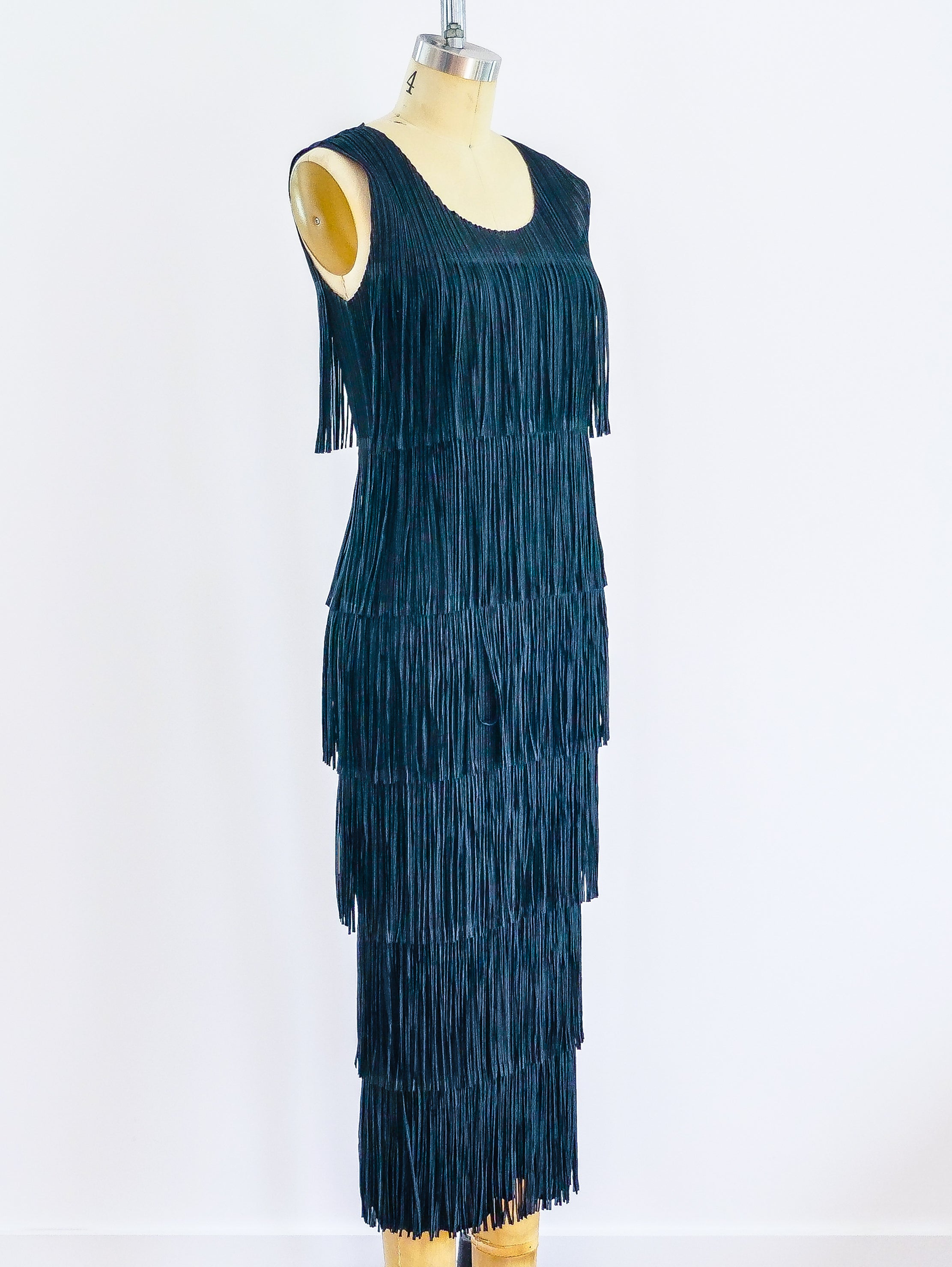 Issey Miyake Pleats Please Fringe Dress