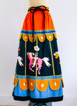 Malcolm Starr Carousel Applique Skirt Dress arcadeshops.com
