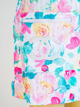 Chanel Quilted Floral Mini Skirt Dress arcadeshops.com