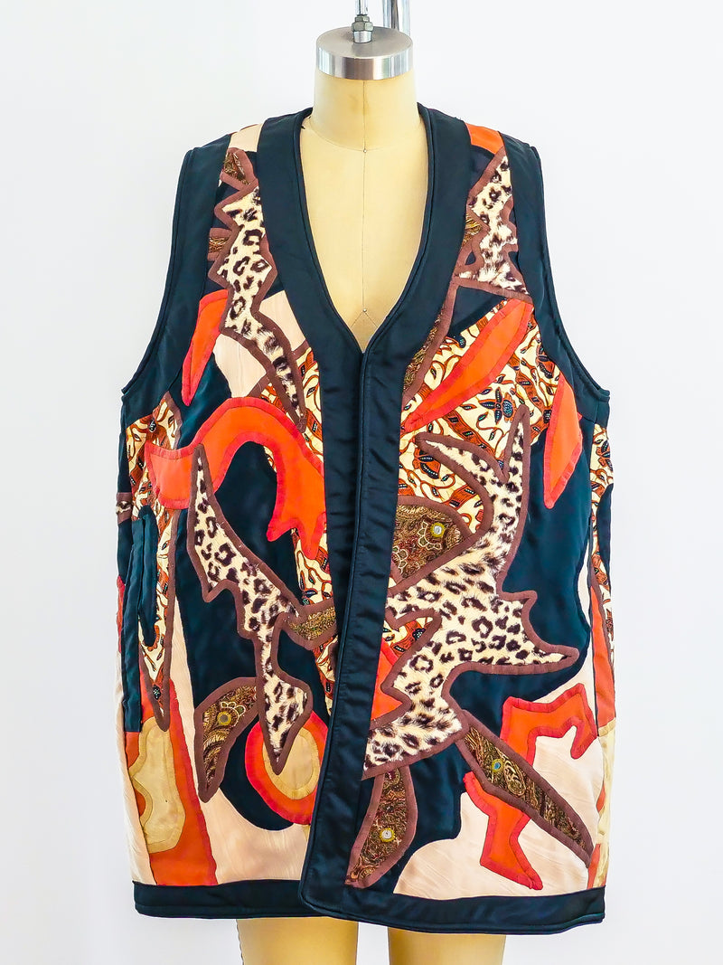Judith Roberts Art-to-Wear Quilted Vest Top arcadeshops.com