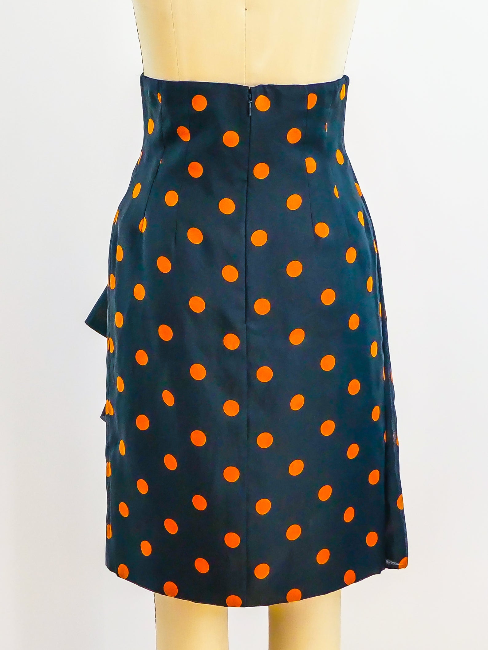 【Dior】button-front A-line skater skirt【ランク:A】 2WBM11SKTXY296_E01-1?$