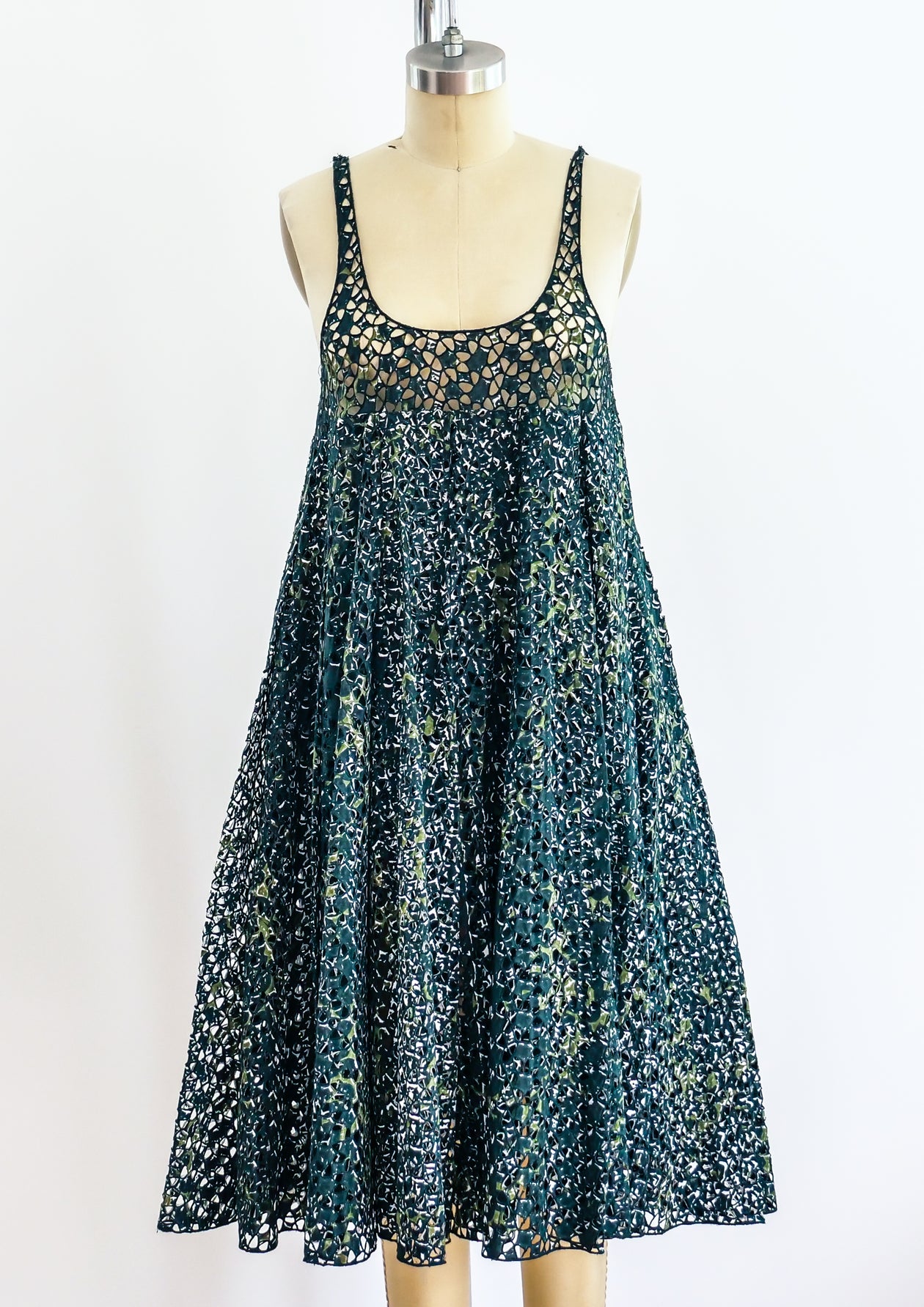 Miu Miu Camo Print Lace Dress