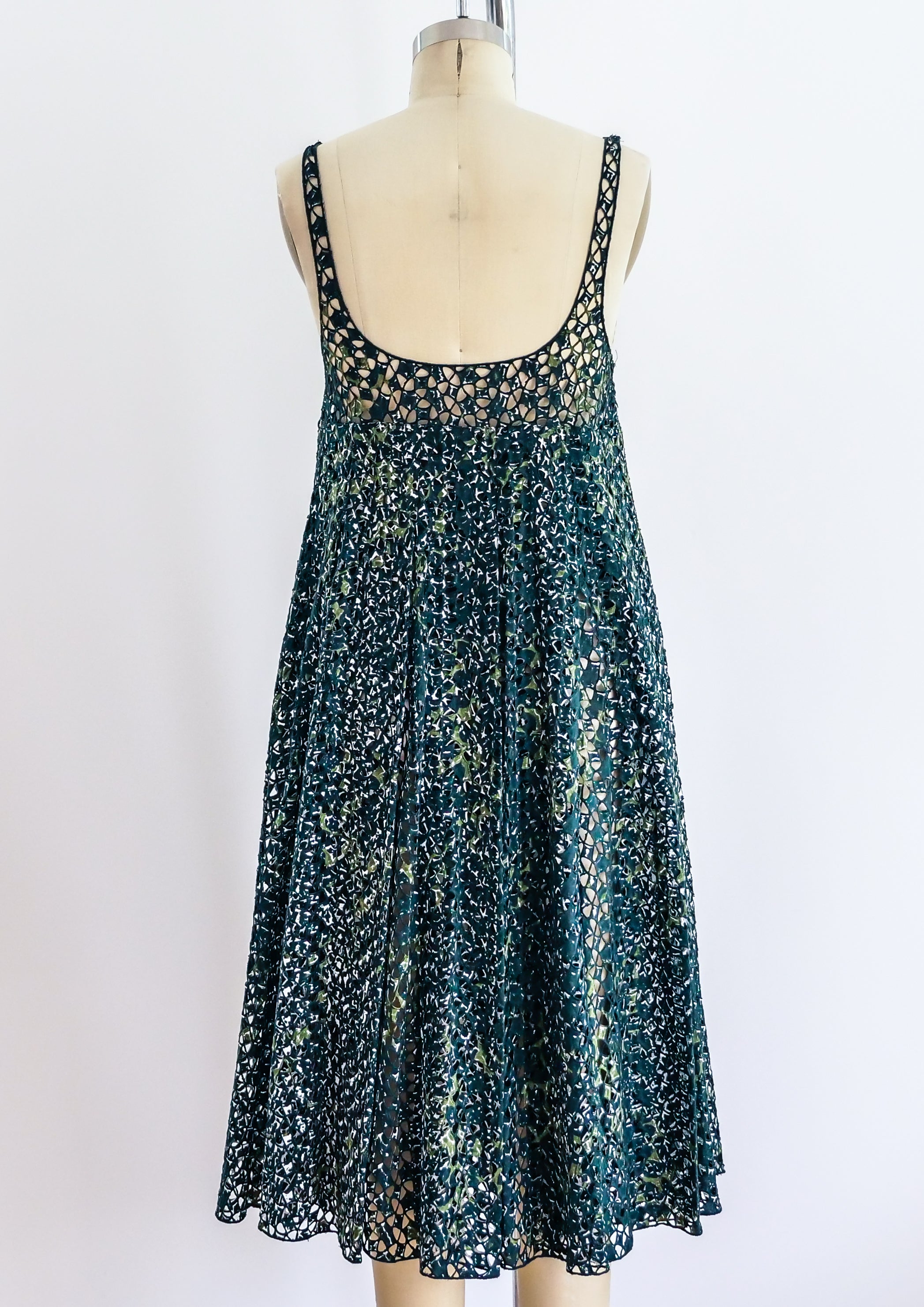 Miu Miu Camo Print Lace Dress