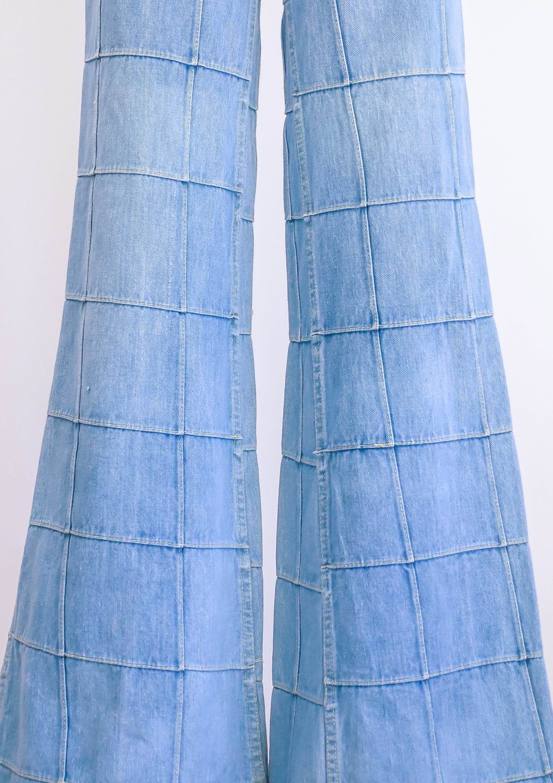 Patchwork Denim Bell Bottoms