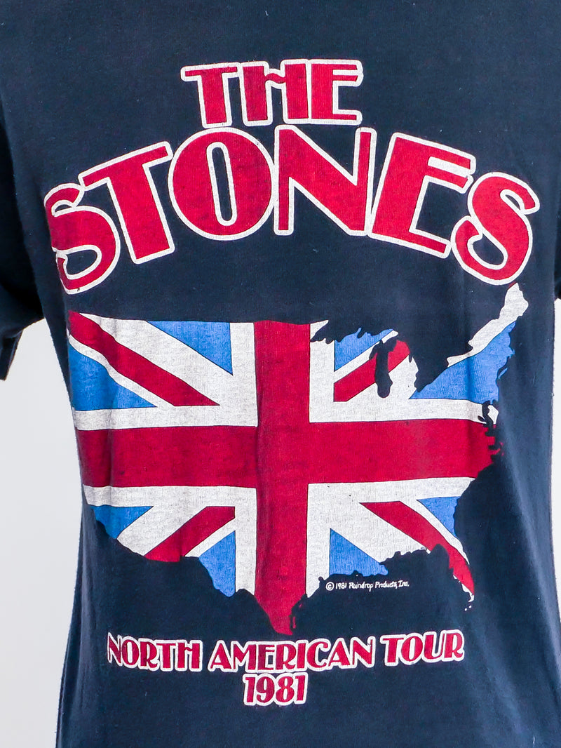 Rolling Stones 1981 North American Tour Tee T-shirt arcadeshops.com