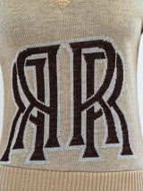Rolls Royce Logo V Neck Sweater Top arcadeshops.com