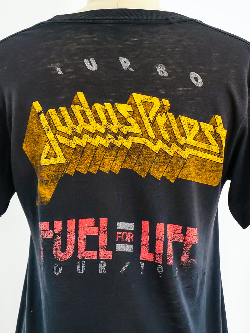 Judas Priest 1986 Tour Tee Top arcadeshops.com