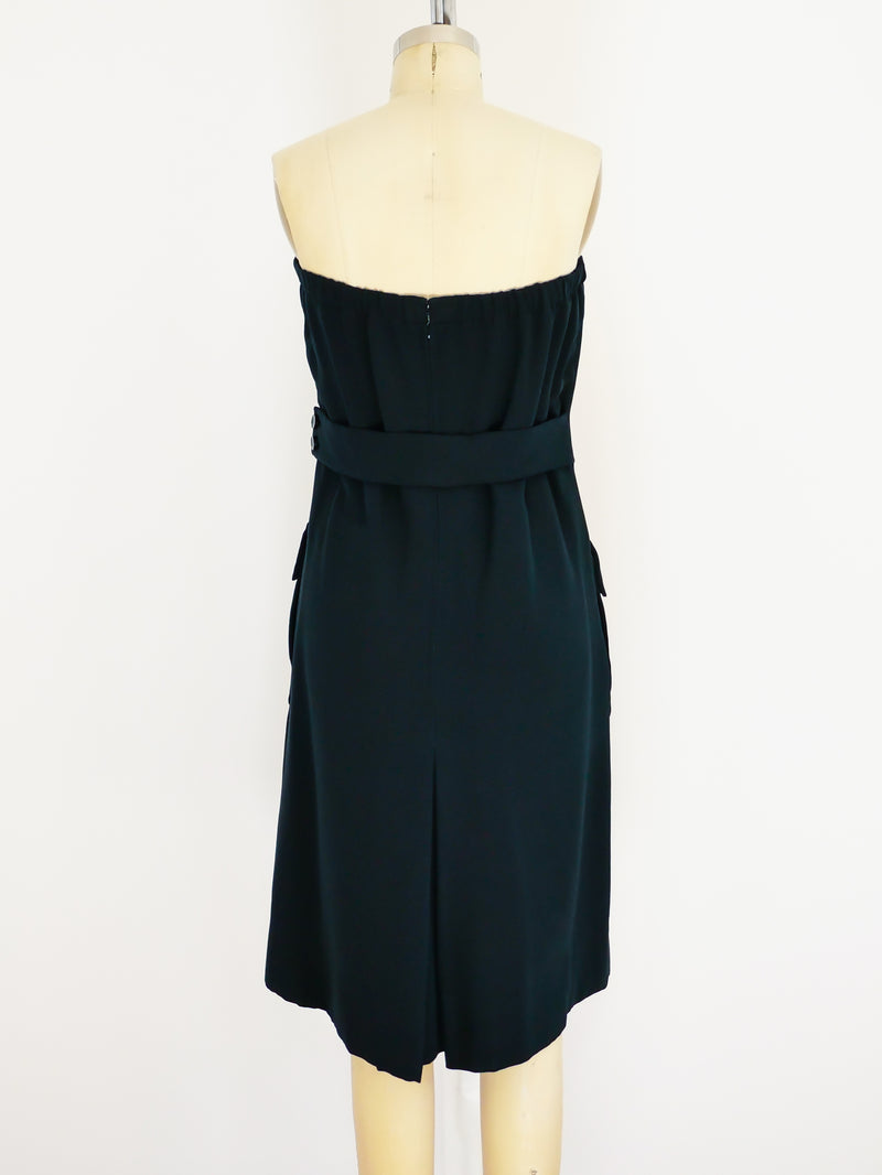 Strapless Galanos Little Black Dress Dress arcadeshops.com