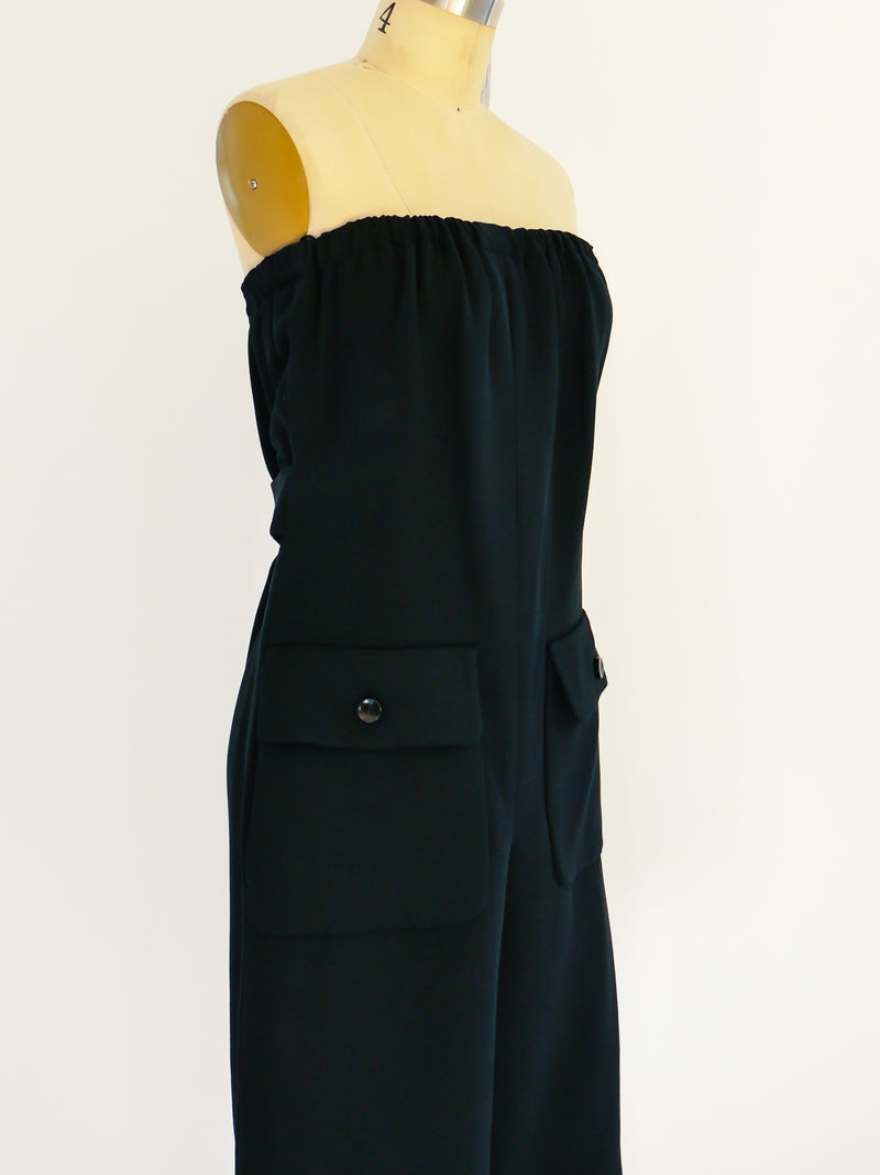 Strapless Galanos Little Black Dress Dress arcadeshops.com