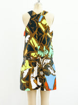 Balenciaga Graffiti Print Tank Dress Dress arcadeshops.com