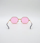 1960's Octagonal Rose Sunglasses Accessory arcadeshops.com