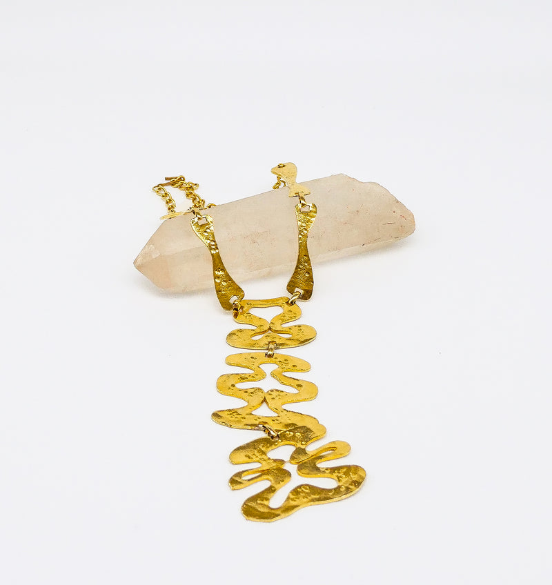 Amorphic Swirl Necklace Jewelry arcadeshops.com