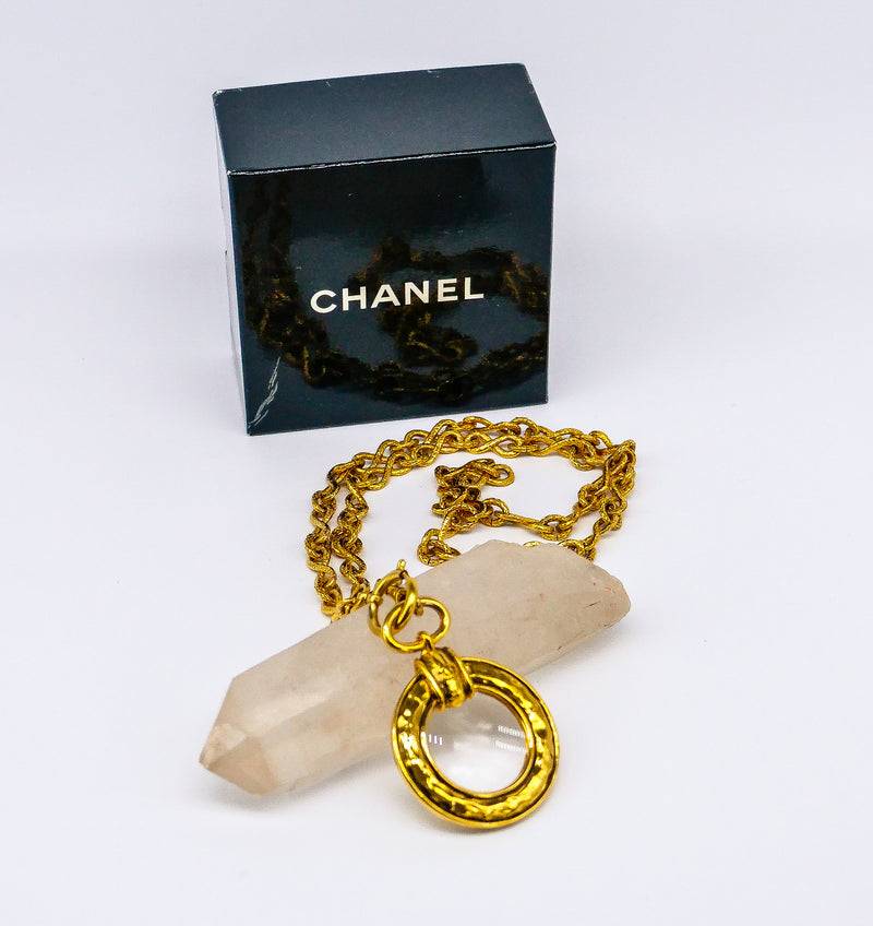 Chanel Magnifier Pendant Necklace Jewelry arcadeshops.com