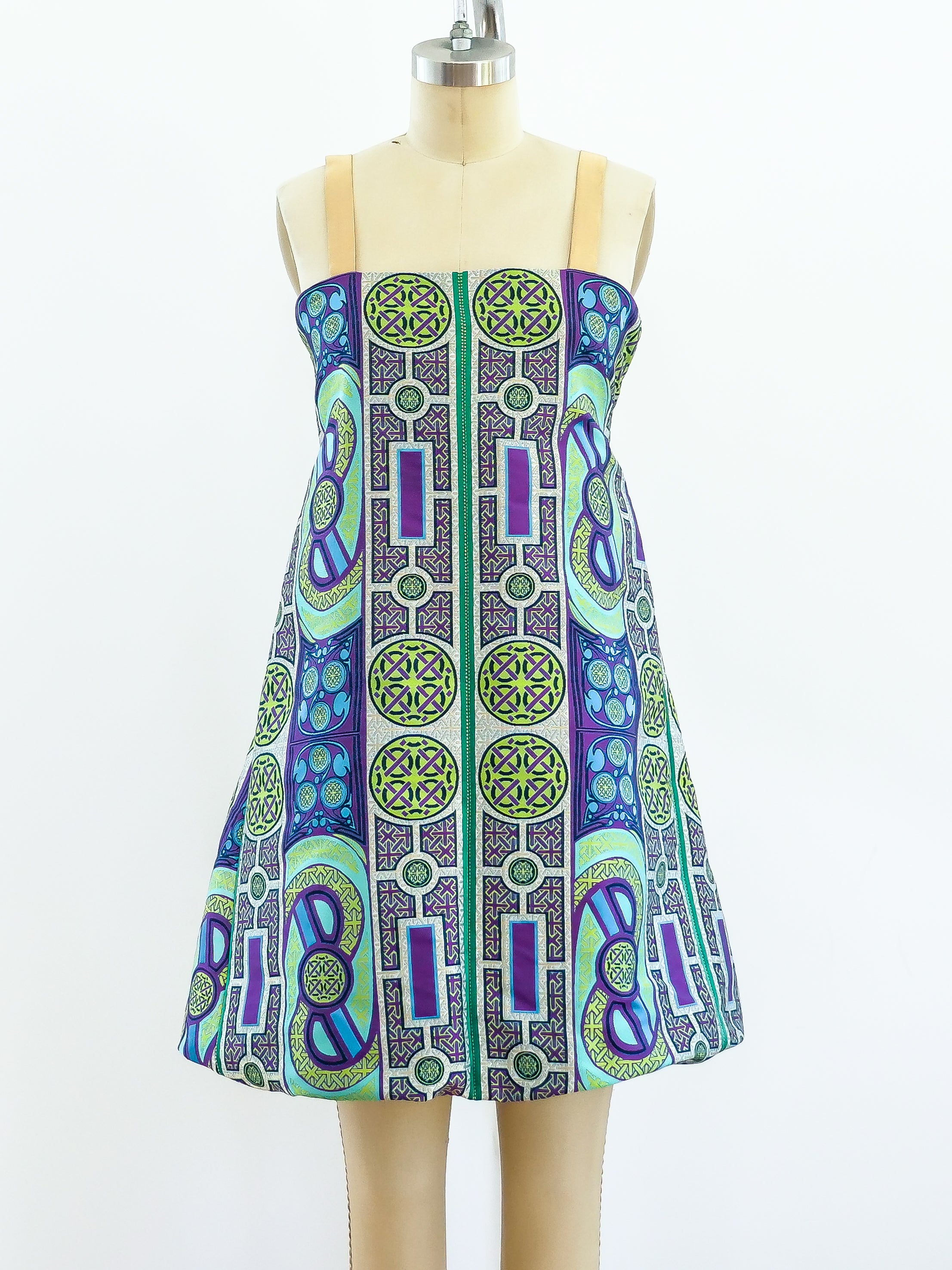 トップス Issey Miyake shrug Issey Miyake Brocade Bubble Dress with Shrug