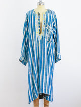 Indigo Stripe Caftan Dress arcadeshops.com