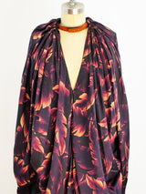 Lanvin Leaf Print Silk Dress Dress arcadeshops.com