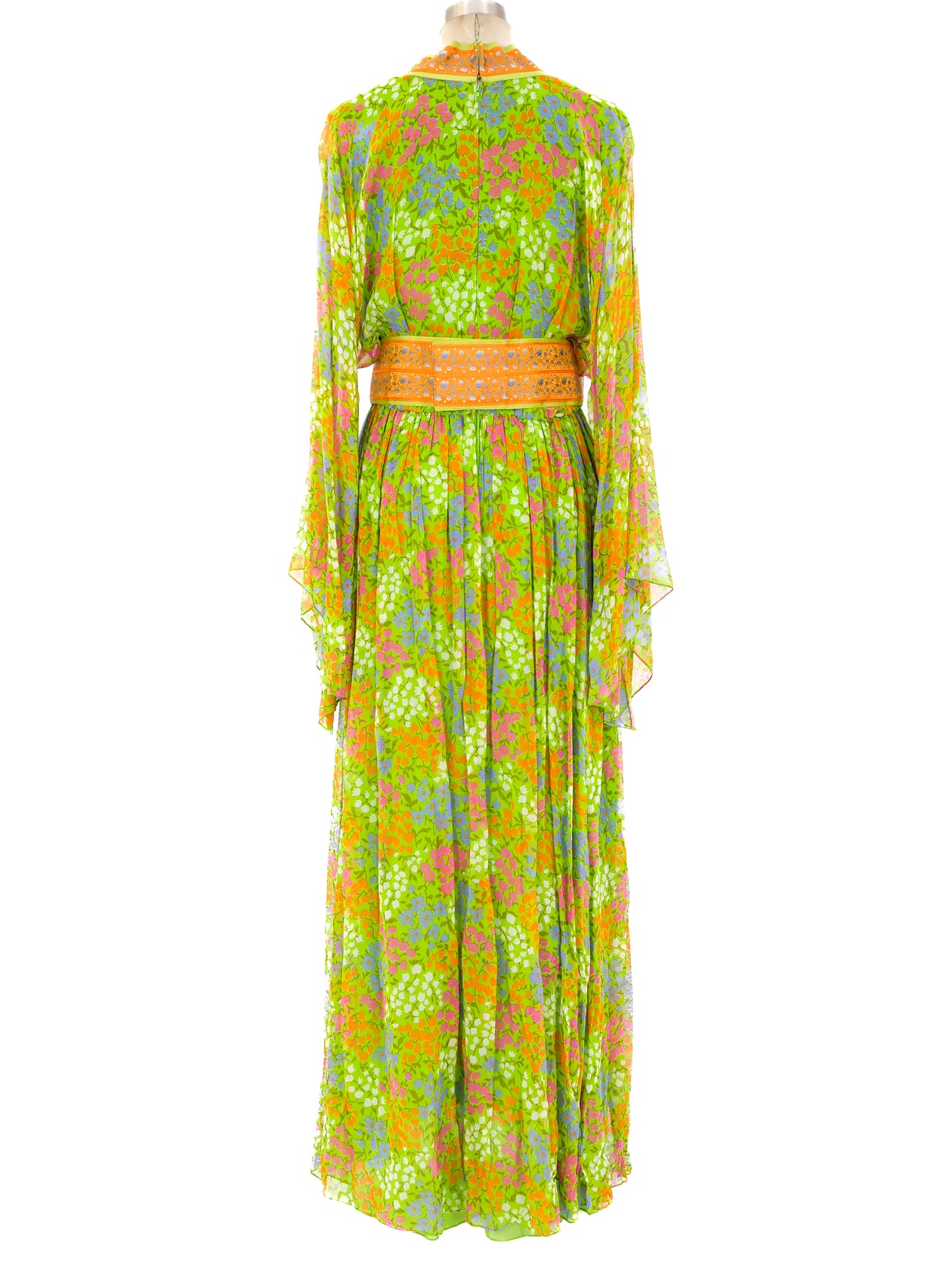 sachin and babi light blue dress V-Neck Belted Maxi Dress