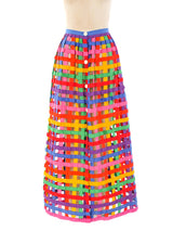 Rainbow Cage Maxi Skirt Bottom arcadeshops.com
