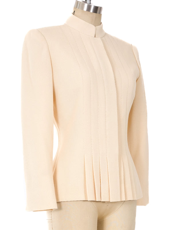 Balmain Ivory Tailored Jacket Jacket arcadeshops.com