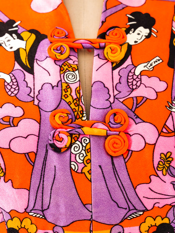 Geisha Printed Sleeveless Maxi Dress Dress arcadeshops.com