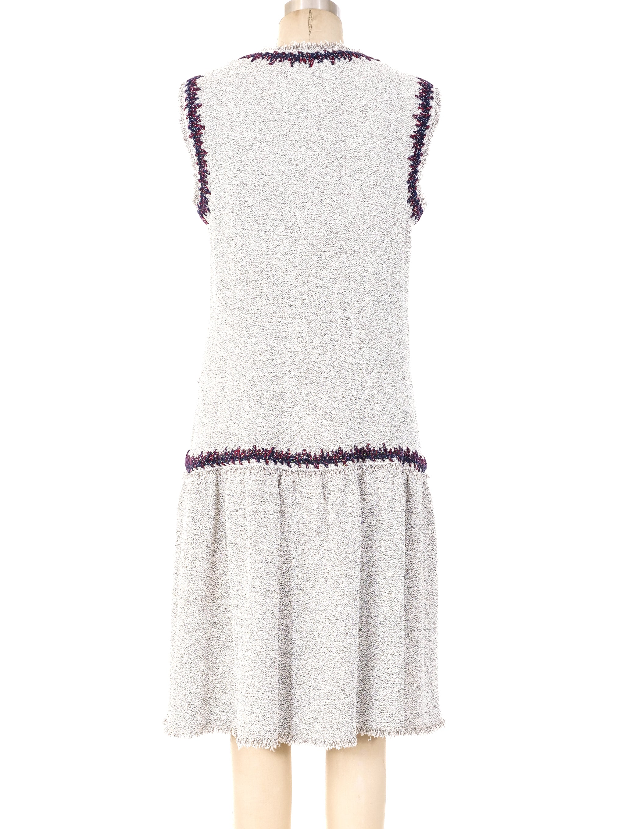 【公式】フジのお歳暮・冬ギフト Fringe Chanel Trimmed Dress Tweed スーツ・フォーマル・ドレス