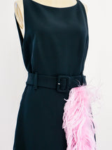 Prada Feather Trimmed Dress Dress arcadeshops.com