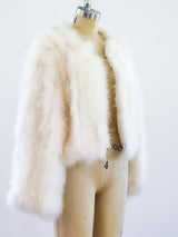 Marabou Feather Jacket Top arcadeshops.com