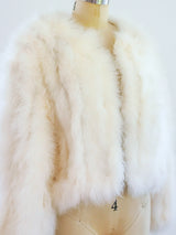 Marabou Feather Jacket Top arcadeshops.com