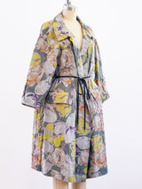 Dries van Noten Watercolor Floral Coat Jacket arcadeshops.com